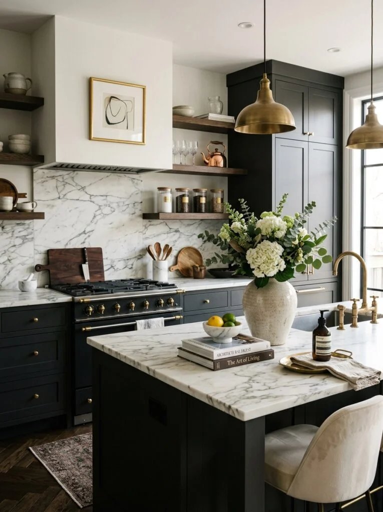Luxury Details Through Carefully Chosen Accessories Luxuary Kitchen decor Ideas That Look Expensive
