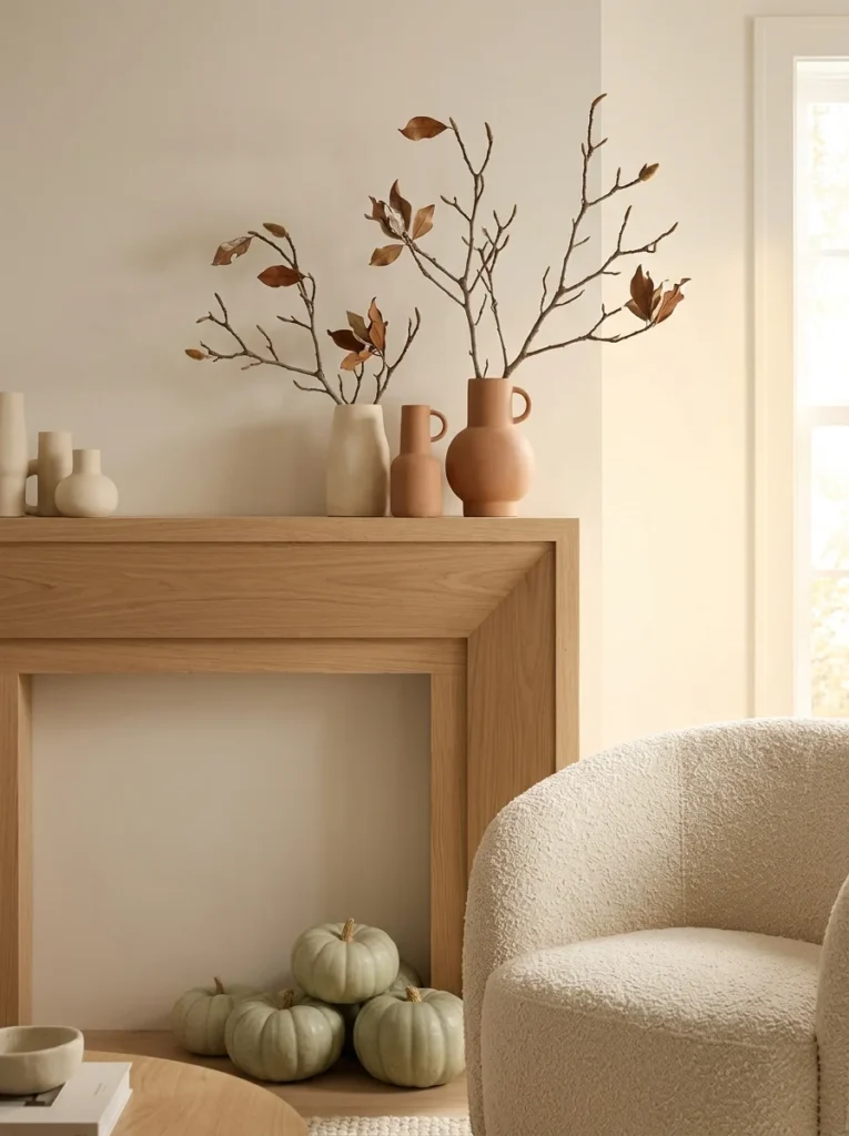 Modern Fall Mantel Decor Ideas for a Cozy Home