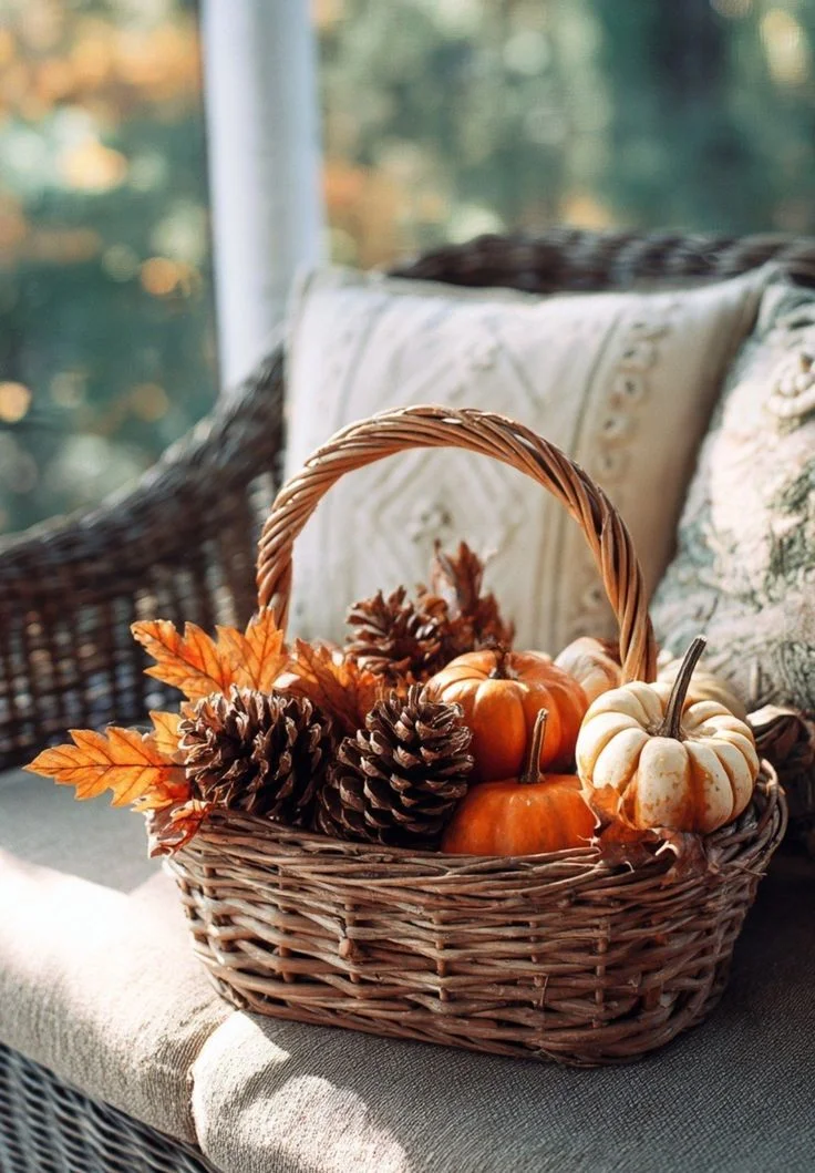 Neutral Fabric Pumpkins