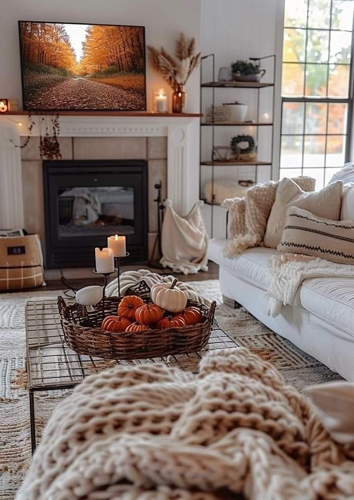 Oversized Fall Artwork as a Statement Piece