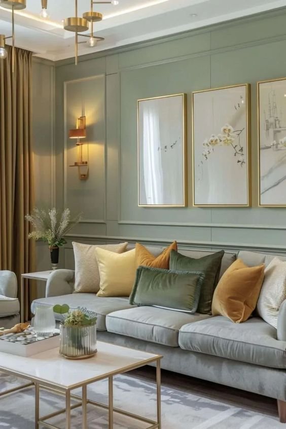 Paint an Accent Wall in a Deep, Saturated Color