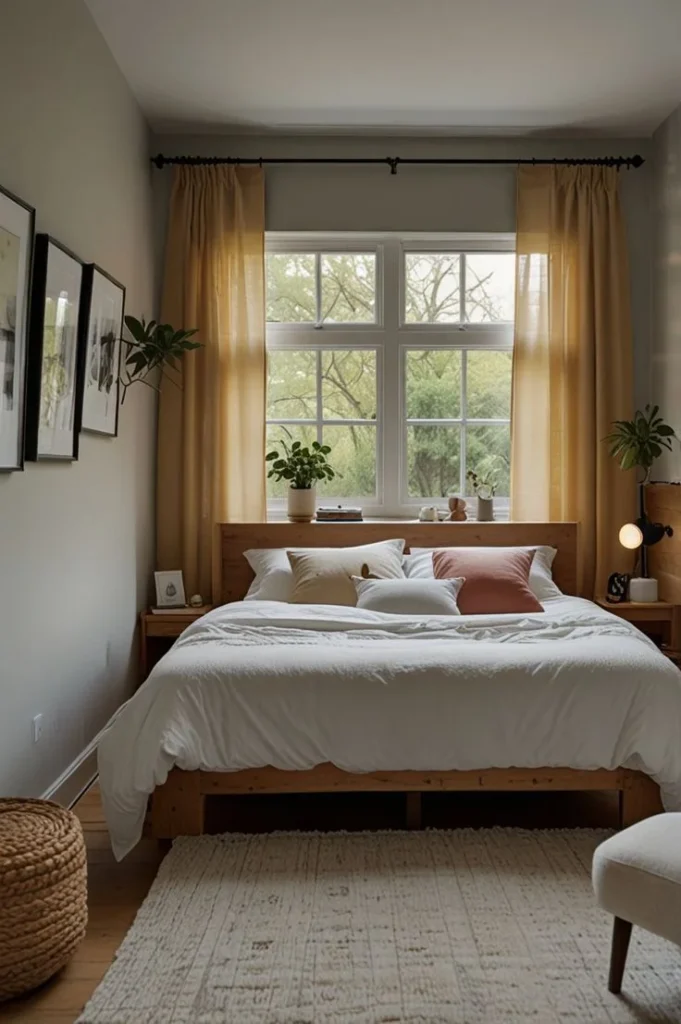 Use Curtains to Add Height and Softness