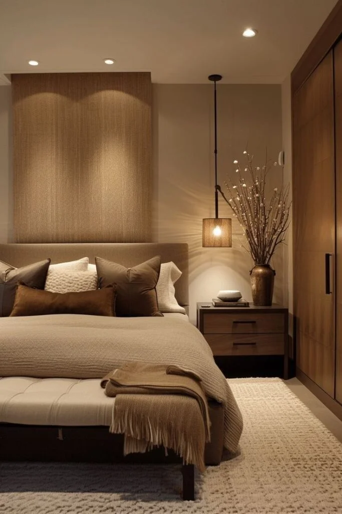 Use Soft Earthy Lighting Lamps for Warm Mood