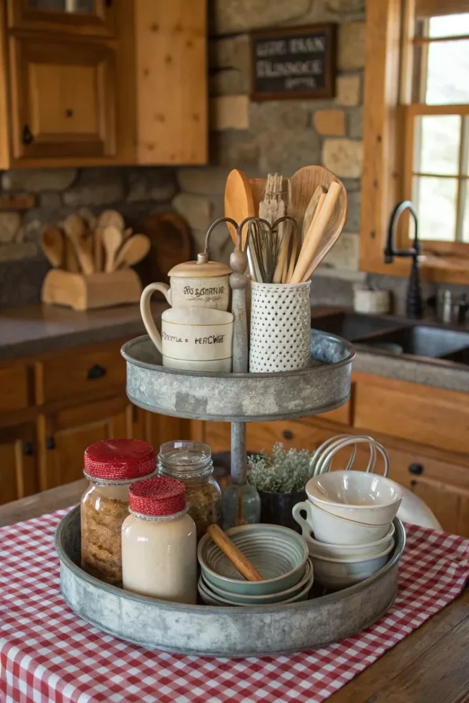 Use Tiered Trays for Vertical Organization