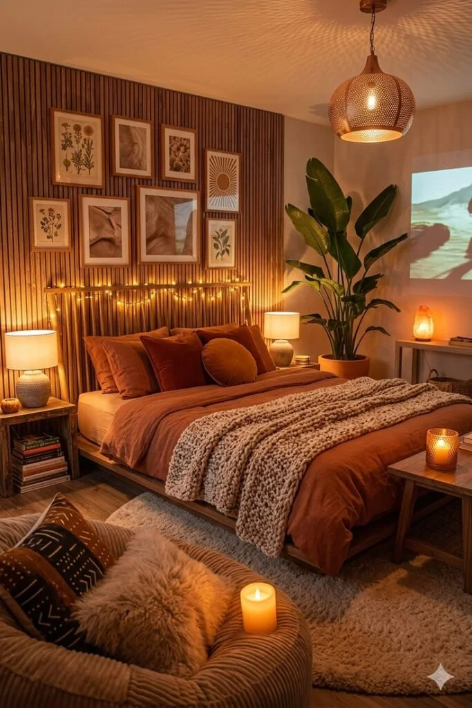 Use Warm Ambient Lighting for a Relaxing Glow