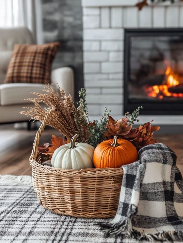 Woven Basket Storage Decor