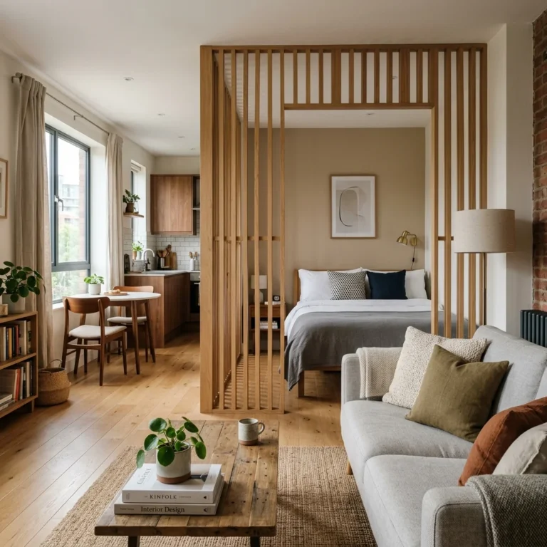 Studio Apartment Layout Ideas That Separate Sleep and Living