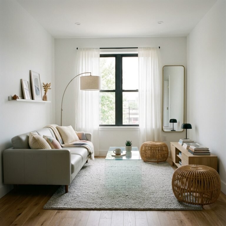 Small Living Room Ideas That Instantly Look Bigger & Brighter