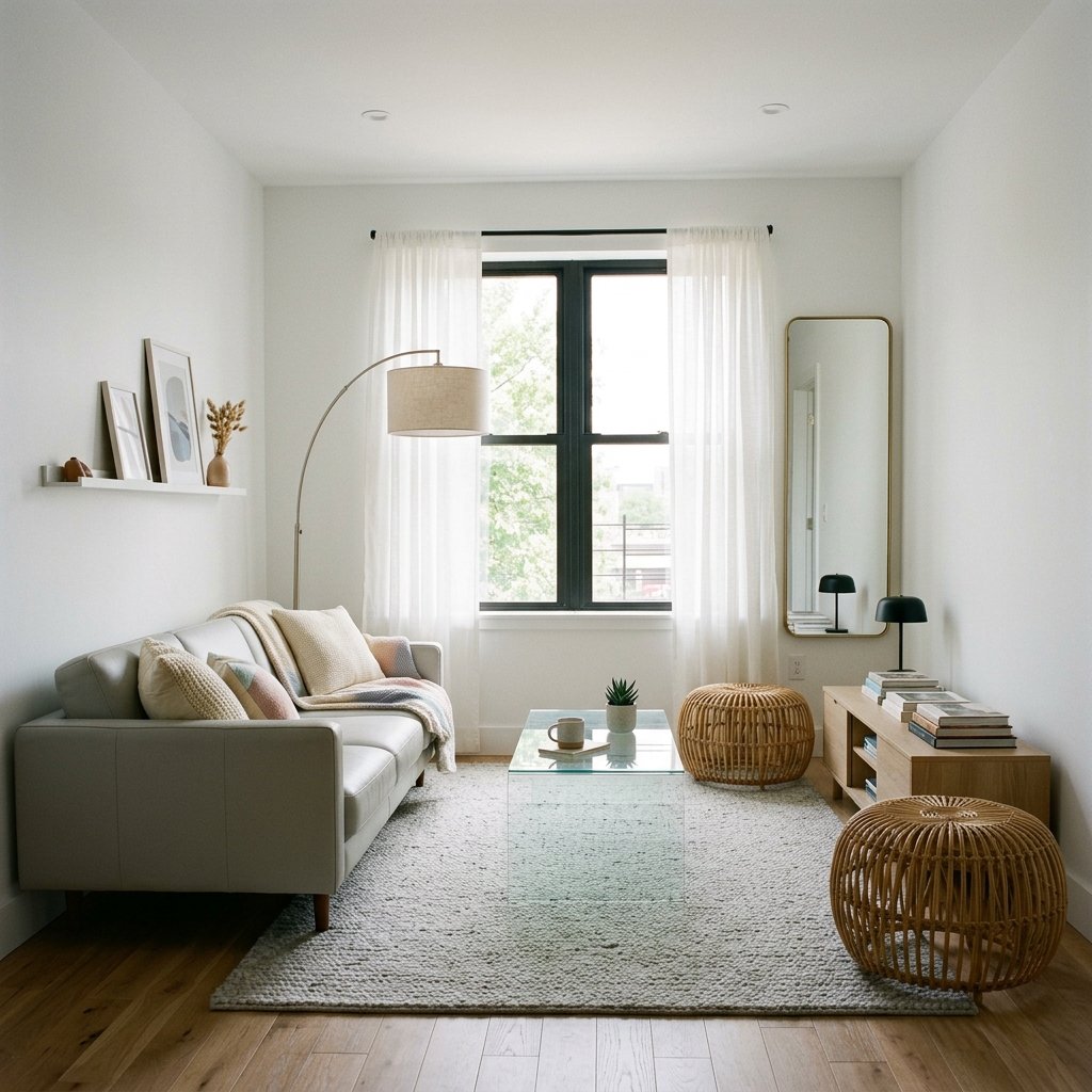 Small Living Room Ideas That Instantly Look Bigger & Brighter