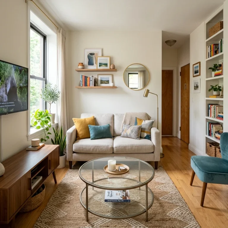 15 Small Living Room Ideas That Instantly Look Bigger & Brighter
