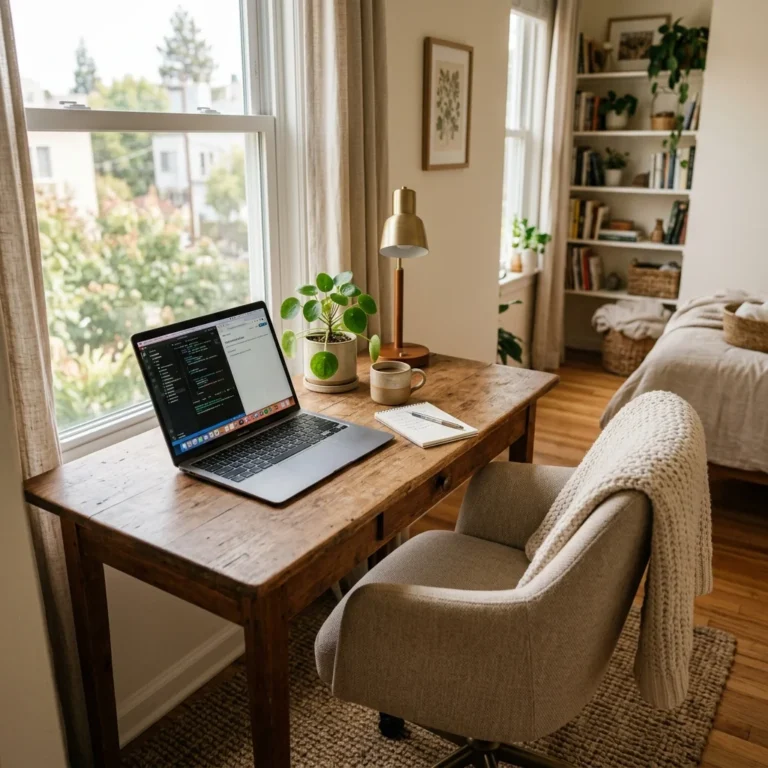 The Home Office Mistake That Makes Small Spaces Feel Like a Cubicle